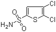 structure of CAS# 256353-34-1, 2,3-二氯噻吩-5-磺酰胺