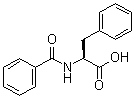 structure of CAS# 2566-22-5, N-苯甲酰基-L-苯丙氨酸