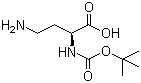 structure of CAS# 25691-37-6, Boc-L-2,4-diaminobutyric acid