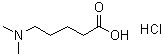 structure of CAS# 25726-28-7, 5-二甲基氨基戊酸盐酸盐