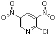 structure of CAS# 2578-45-2, 3,5-Dinitro-2-chloropyridine