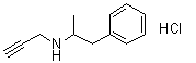 CAS # 2588-96-7, alpha-Methyl-N-2-propynylbenzeneethanamine hydrochloride