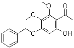 4'-Benzyloxy-6'-hydroxy-2',3'-dimethoxyacetophenone molecular structure (CAS 25892-95-9)
