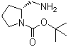 structure of CAS# 259537-92-3, (R)-2-(Aminomethyl)-1-N-Boc-pyrrolidine