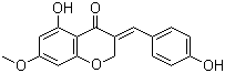 CAS # 259653-54-8, 3-(4-Hydroxybenzylidene)-5-hydroxy-7-methoxychroman-4-one