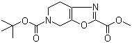 CAS # 259809-74-0, 5-tert-Butyl 2-methyl 6,7-dihydrooxazolo[5,4-c]pyridine-2,5(4H)-dicarboxylate