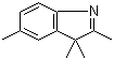 structure of CAS# 25981-82-2, 2,3,3,5-四甲基吲哚
