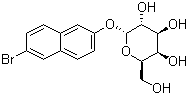 structure of CAS# 25997-59-5, 6-溴-2-萘基 alpha-D-吡喃半乳糖苷