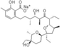 structure of CAS# 25999-20-6, 拉沙洛西钠