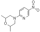 structure of CAS# 260447-04-9, 2,6-二甲基-4-(5-硝基-2-吡啶基)吗啉