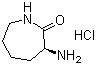 structure of CAS# 26081-07-2, 3-氨基六氢-2H-氮杂卓-2-酮盐酸盐