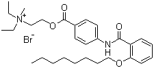 structure of CAS# 26095-59-0, 奥替溴铵