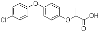 CAS 登录号：26129-32-8, 2-(4-(4-氯苯氧基)苯氧基)丙酸