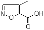 structure of CAS# 261350-46-3, 4-Methylisoxazole-5-carboxylic acid