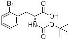 structure of CAS# 261360-76-3, (R)-N-Boc-2-Bromophenylalanine