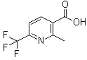 structure of CAS# 261635-93-2, 2-Methyl-6-(trifluoromethyl)pyridine-3-carboxylic acid