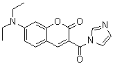 CAS # 261943-47-9, 1-[[7-(Diethylamino)-2-oxo-2H-1-benzopyran-3-yl]carbonyl]-1H-imidazole