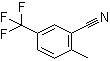 structure of CAS# 261952-03-8, 2-甲基-5-(三氟甲基)苯甲腈