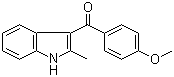 CAS # 26211-90-5, 2-Methyl-3-(4'-methoxybenzoyl)indole, (4-Methoxyphenyl)(2-methyl-1H-indol-3-yl)methanone