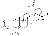CAS # 262272-76-4, (3alpha,4alpha)-3-(Acetyloxy)-20-oxo-30-norlupane-23,28-dioic acid