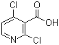 structure of CAS# 262423-77-8, 2,4-二氯烟酸