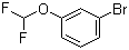 structure of CAS# 262587-05-3, 1-Bromo-3-(difluoromethoxy)benzene
