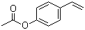 structure of CAS# 2628-16-2, 4-Ethenylphenol acetate