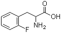 structure of CAS# 2629-55-2, 2-氟-DL-苯丙氨酸