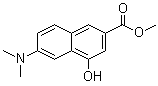 CAS # 263026-75-1, 6-(Dimethylamino)-4-hydroxy-2-naphthalenecarboxylic acid methyl ester