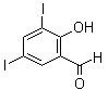 structure of CAS# 2631-77-8, 3,5-Diiodosalicylaldehyde