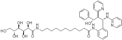 CAS # 263562-28-3, Barixibat, N-[11-[[2-[(1S,2R,3S)-3-Hydroxy-3-phenyl-2-(2-pyridinyl)-1-(2-pyridinylamino)propyl]phenyl]amino]-11-oxoundecyl]-D-gluconamide