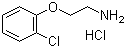 structure of CAS# 26378-54-1, 2-(2-氯苯氧基)乙胺盐酸盐