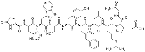CAS 登录号：263878-43-9, 那法瑞林乙酸酯