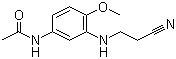 CAS # 26408-28-6, N-[3-[(2-Cyanoethyl)amino]-4-methoxyphenyl]acetamide