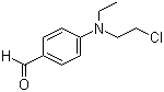 structure of CAS# 2643-07-4, 4-[(2-Chloroethyl)ethylamino]-benzaldehyde