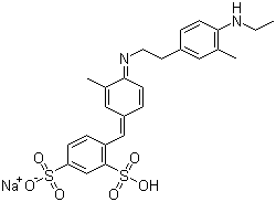 structure of CAS# 2650-17-1, Xylene Cyanole FF