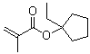 structure of CAS# 266308-58-1, 1-乙基环戊基甲基丙烯酸酯