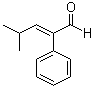 structure of CAS# 26643-91-4, 4-Methyl-2-phenyl-2-pentenal