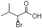 structure of CAS# 26782-75-2, (S)-(-)-2-Bromo-3-methylbutyric acid