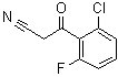 CAS 登录号：267881-03-8, 3-(2-氯-6-氟苯基)-3-氧代丙腈