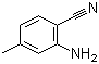 structure of CAS# 26830-96-6, 2-Amino-4-methylbenzonitrile