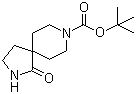 structure of CAS# 268550-48-7, tert-Butyl 1-oxo-2,8-diazaspiro[4.5]decane-8-carboxylate