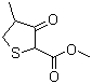 structure of CAS# 2689-70-5, Methyl tetrahydro-4-methyl-3-oxothiophene-2-carbonate