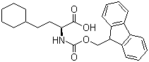 structure of CAS# 269078-73-1, Fmoc-homocyclohexyl-L-alanine