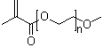structure of CAS# 26915-72-0, 聚乙二醇甲基醚甲基丙烯酸酯