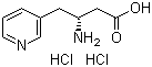 CAS 登录号：269396-64-7, (R)-3-氨基-4-(3-吡啶基)丁酸二盐酸盐