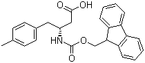 structure of CAS# 269398-86-9, Fmoc-(R)-3-Amino-4-(4-methylphenyl)butanoic acid