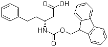 structure of CAS# 269398-87-0, (R)-N-芴甲氧羰基-3-氨基-5-苯基戊酸