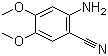 structure of CAS# 26961-27-3, 2-氨基-4,5-二甲氧基苯腈