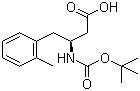 structure of CAS# 270062-90-3, Boc-(S)-3-氨基-4-(2-甲基苯基)丁酸